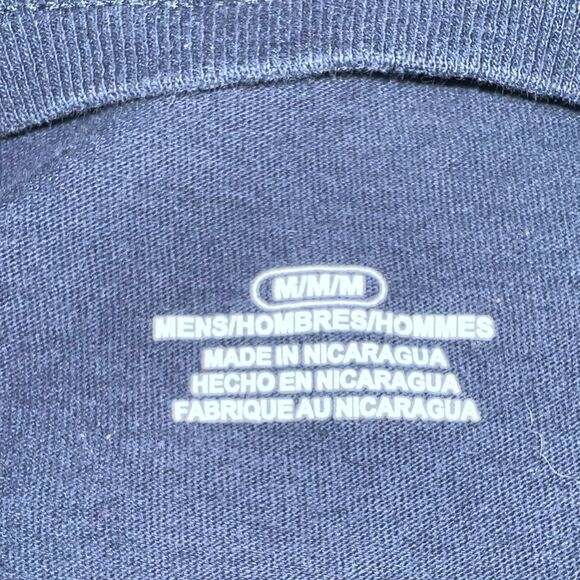 New England Patriots Men's Size Medium 2018 Conference Champions Tee Shirt Blue - Picture 3 of 3